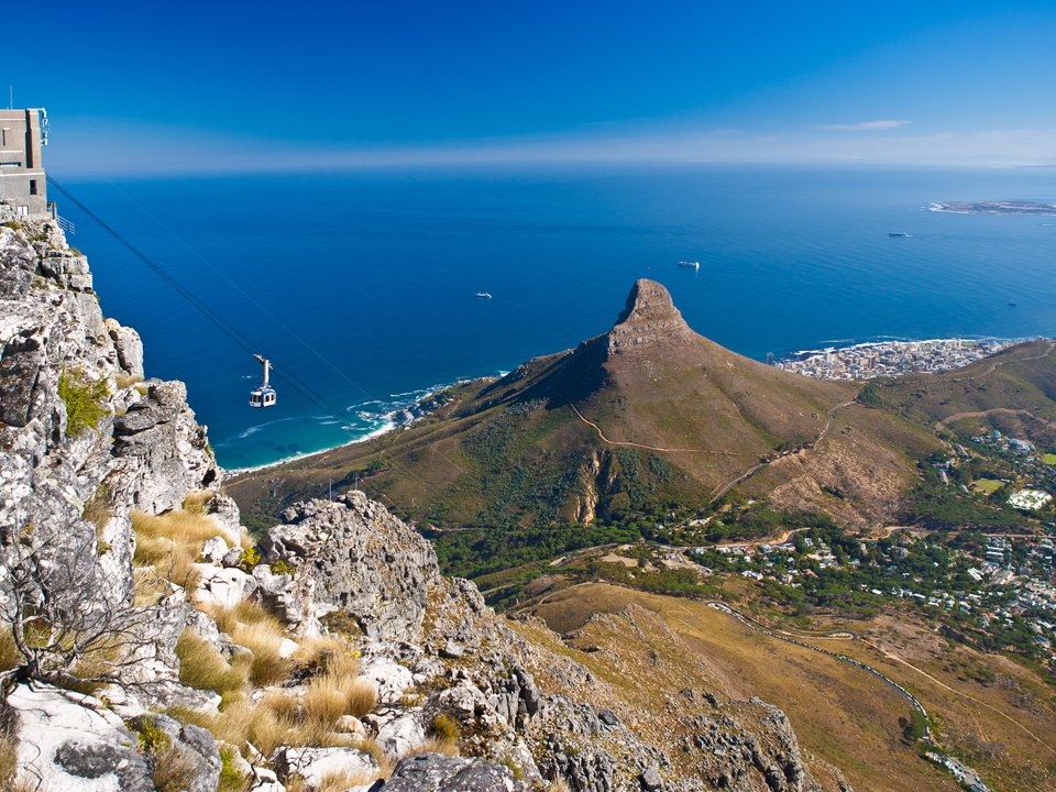 Lions head гора в Кейптауне